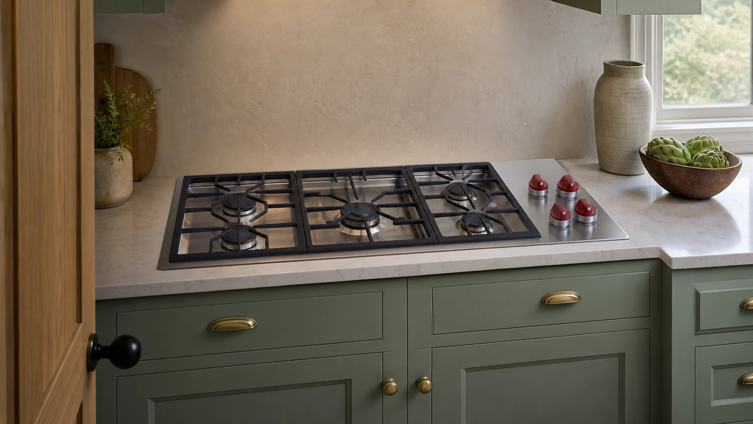 Built-in cooktop diagnostic visit in the service area